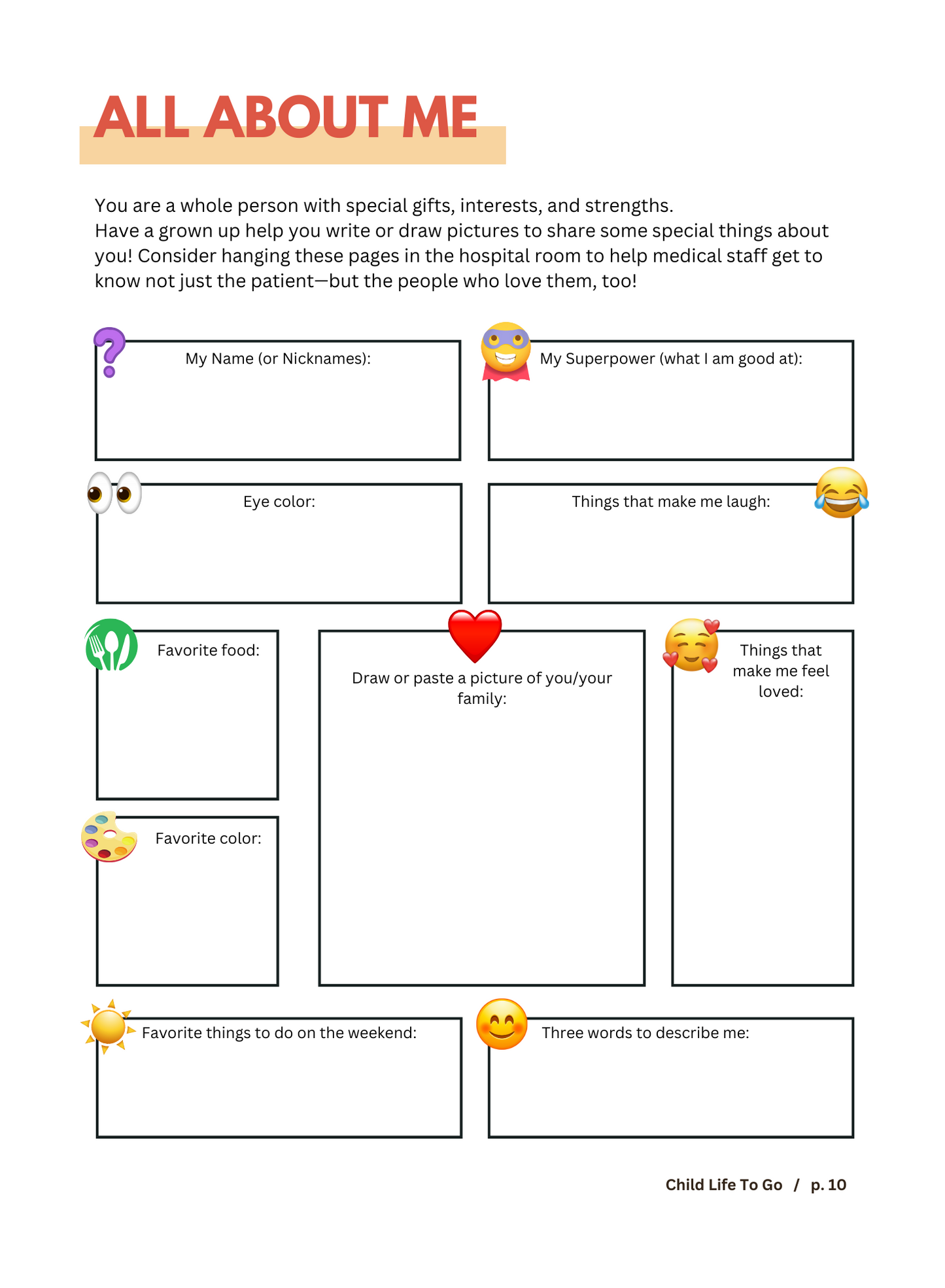 From Here to There, I Always Care: Coping and Connecting Activities for Families Separated by a Hospital Stay (Book + Digital Download)