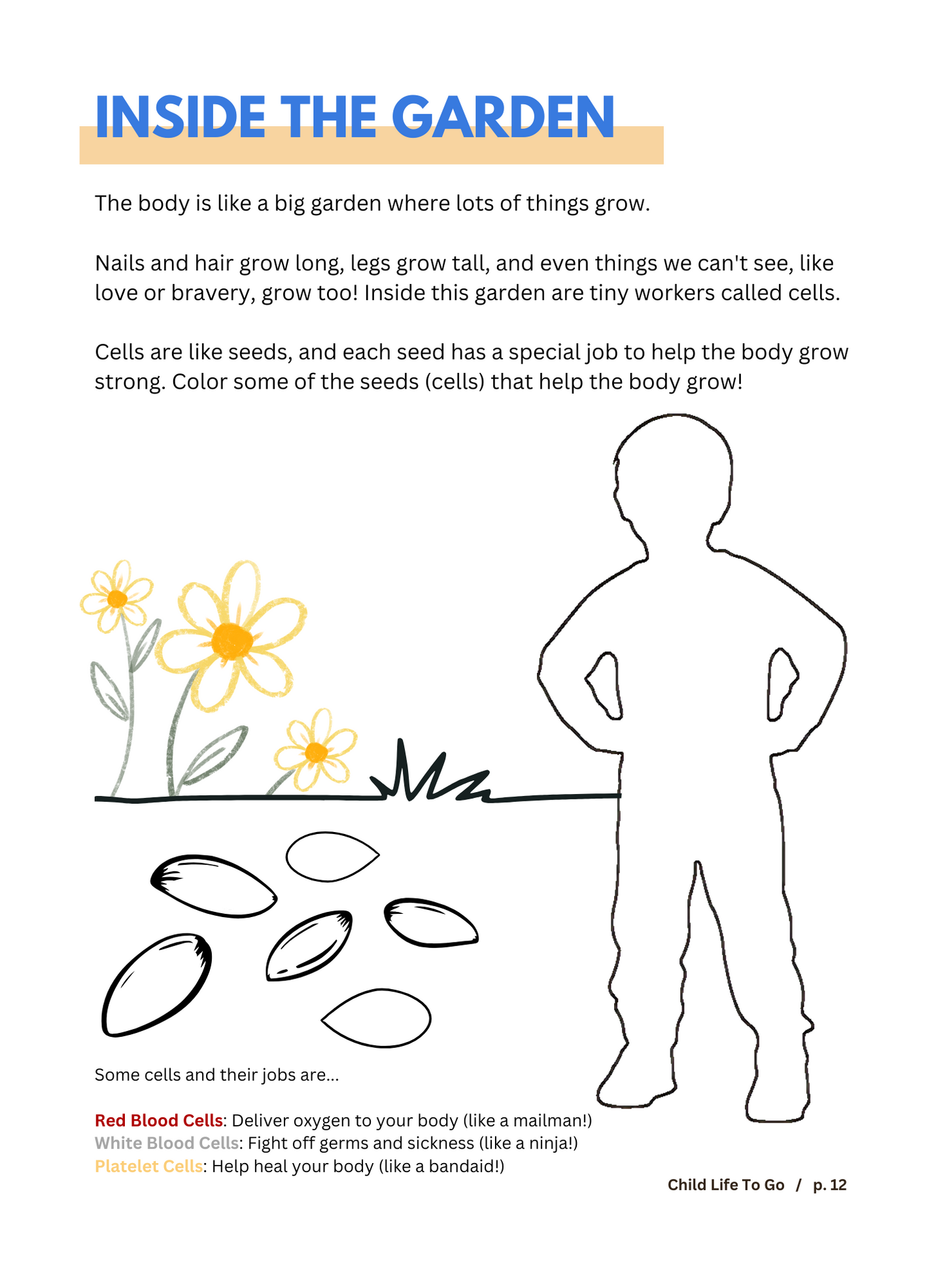 Growing Through Relapse: Activity Journal for Kids Facing a Cancer Relapse of Self or Loved One (Digital Download)