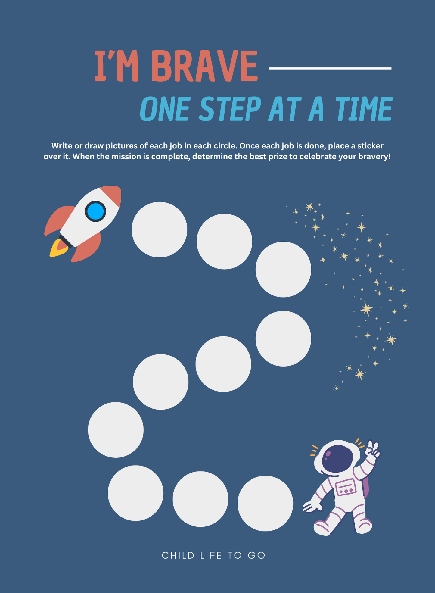 My Blast Off to the Dentist: A Preparation Activity Guide for Kids (Digital Download)