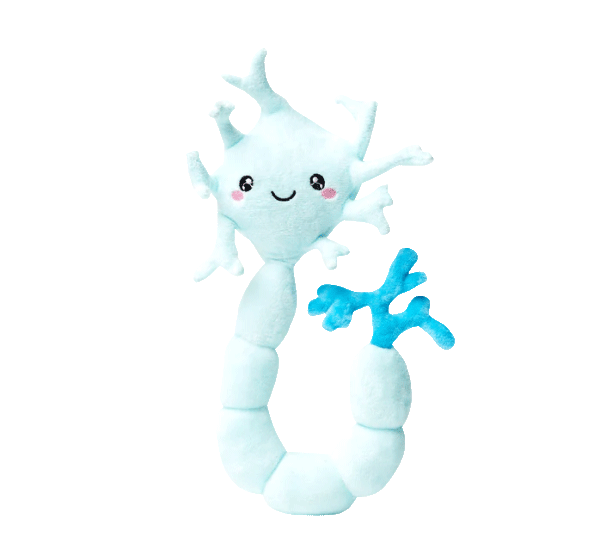 Neuron Plush Organ - Nerdbugs Neuron (Brain Cell) Plushie Organ - Neuron my mind!