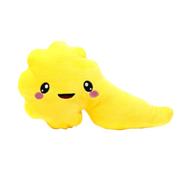 Pancreas Plush Organ - Nerdbugs Pancreas Plushie Organ - Sucrose, yet so far!