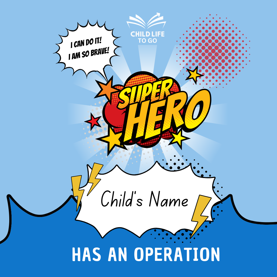 Superhero Operation: Activity Guide for Children Preparing for Surgery (Digital Download)