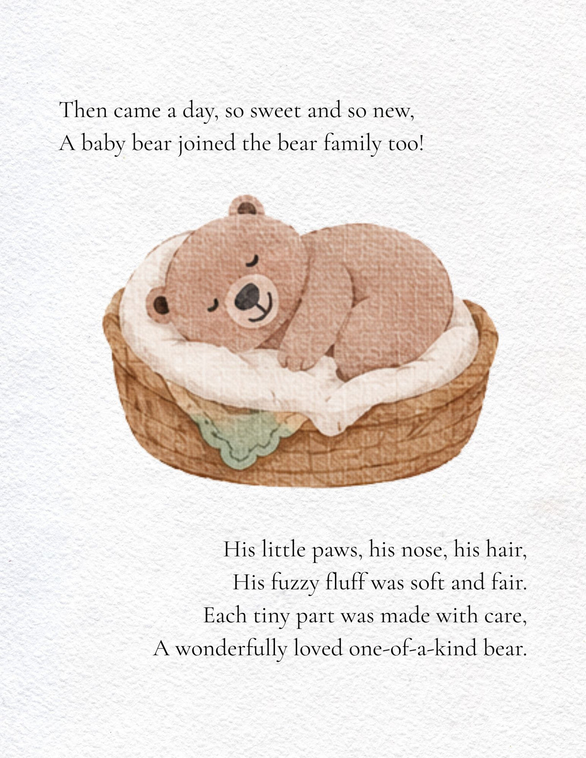Care for All the Bears: A Story of Down Syndrome