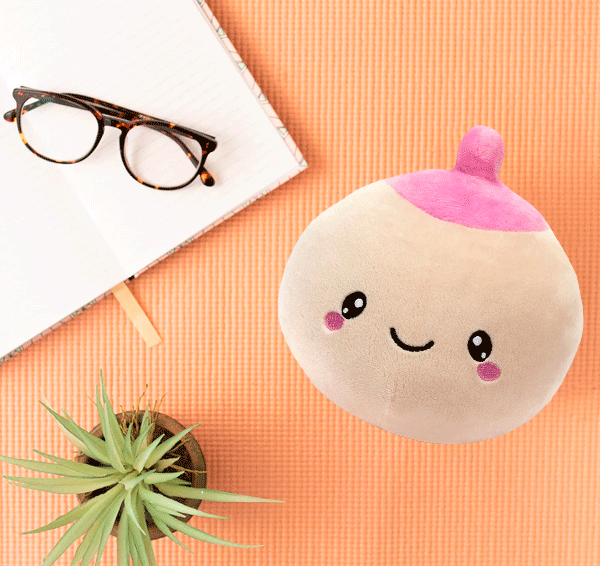 Breast Plush Organ - Nerdbugs Breast Plushie Organ - Breast is yet to come! Ivory/Pink
