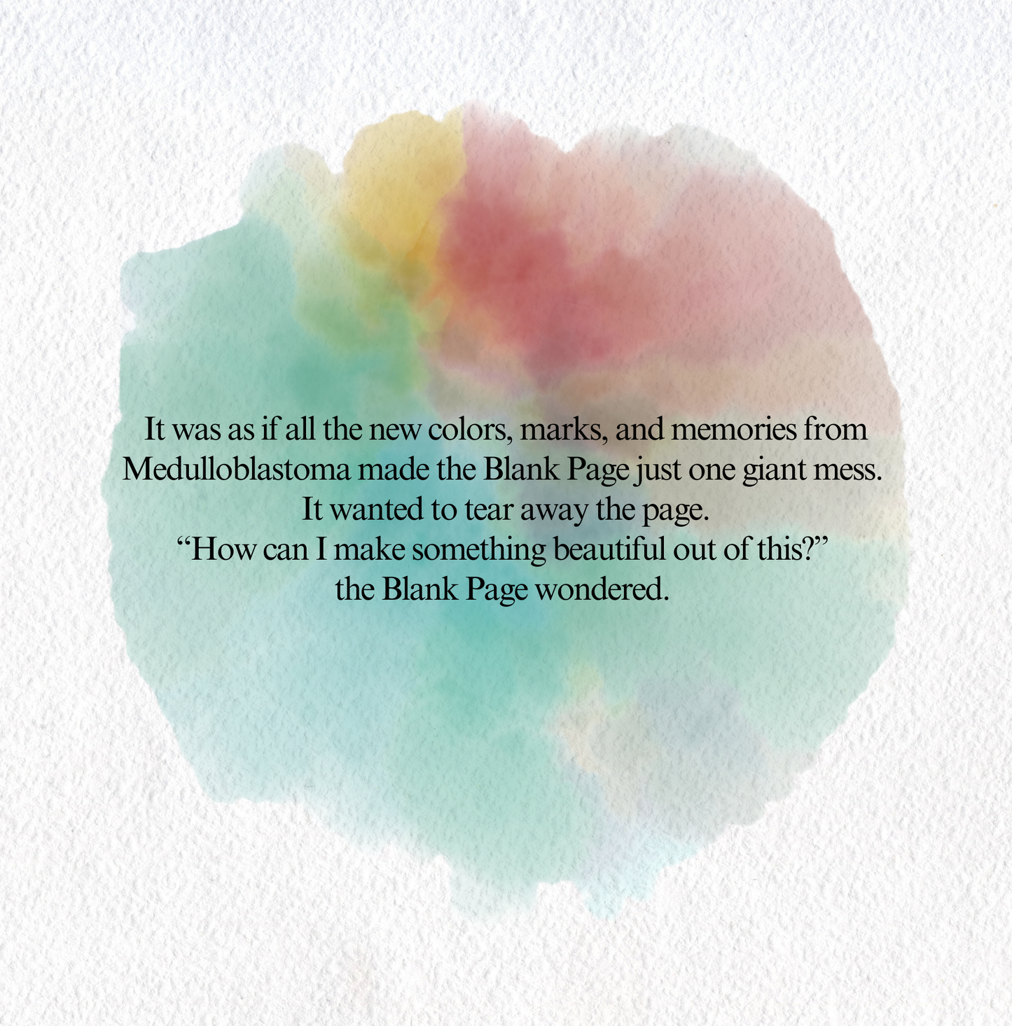 Medulloblastoma Education - Blank Page Series
