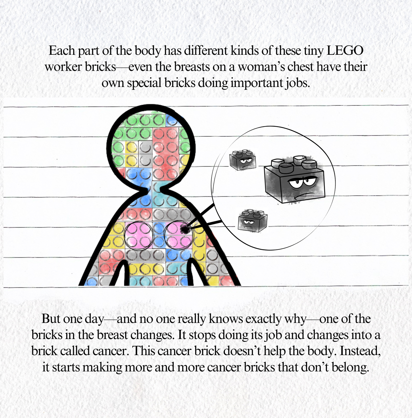 Breast Cancer Education - Blank Page Series