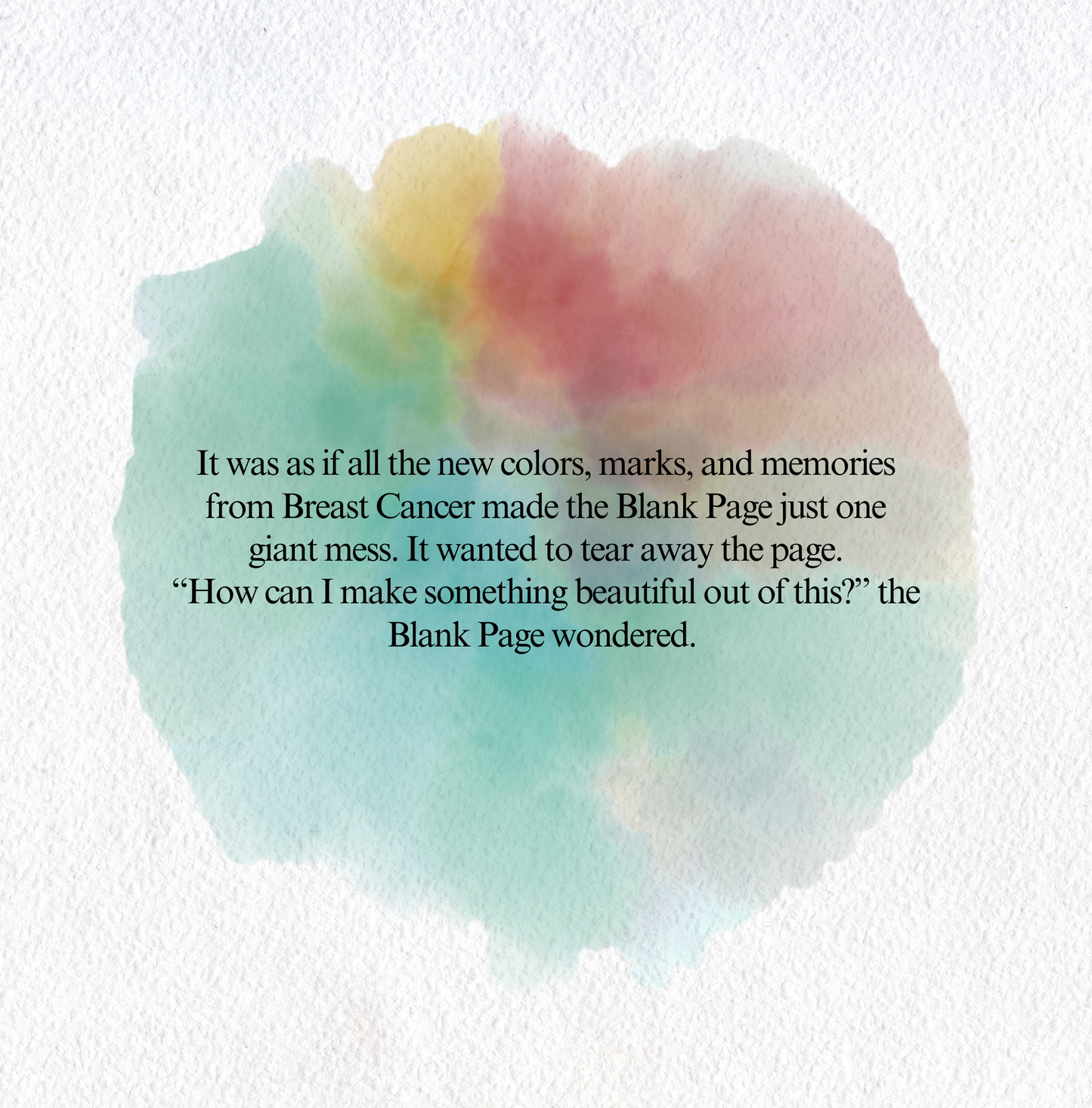 Breast Cancer Education - Blank Page Series