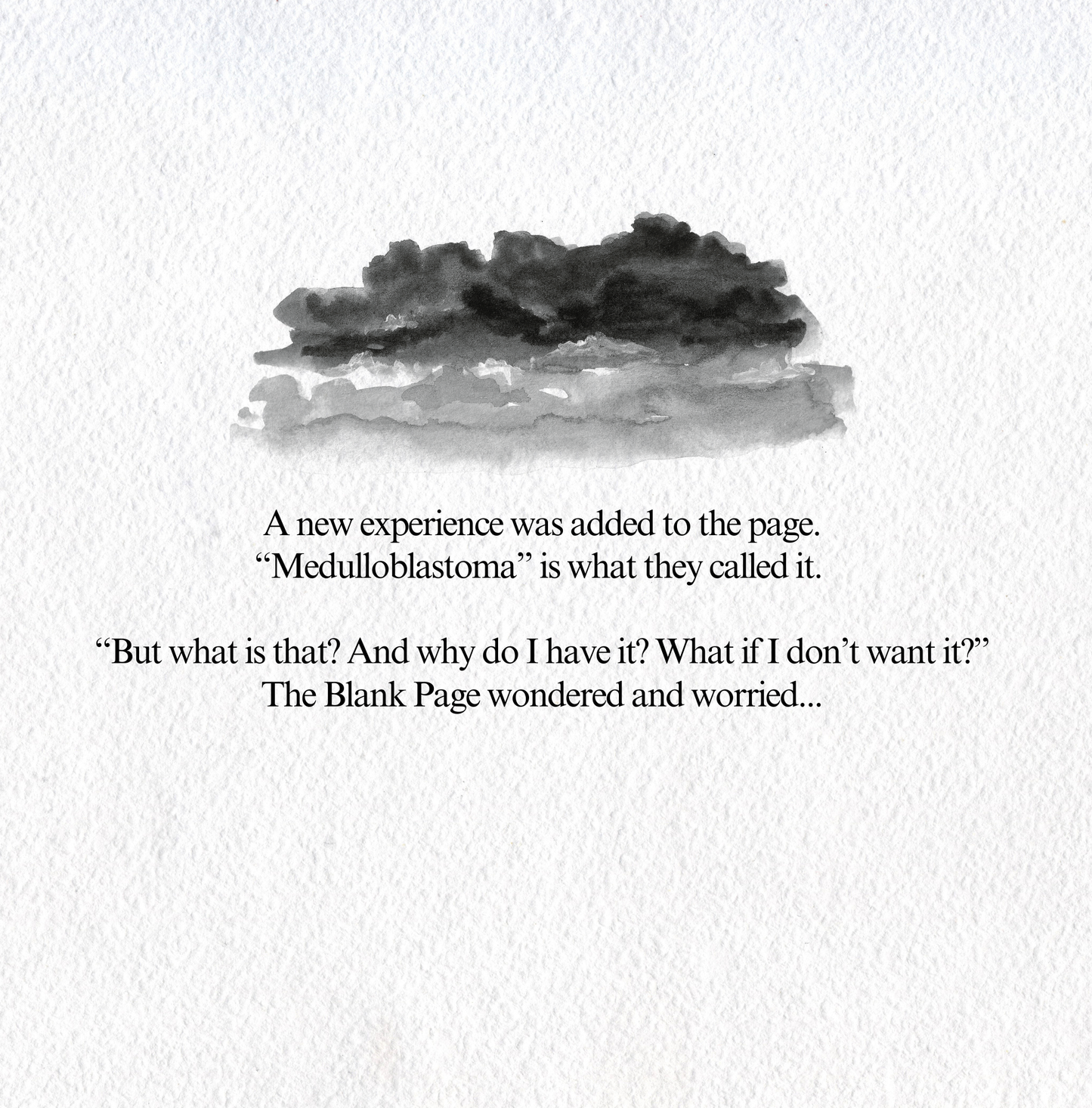 Medulloblastoma Education - Blank Page Series